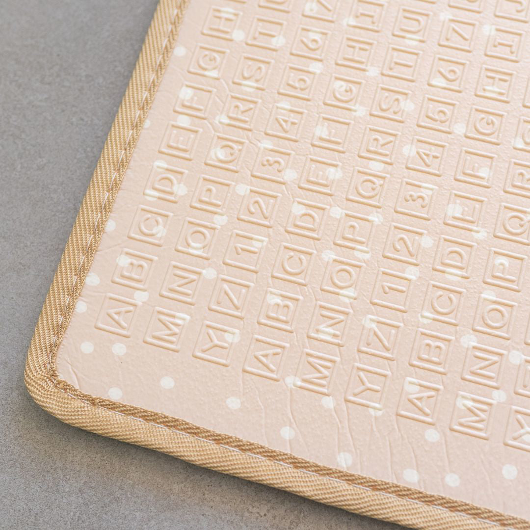 Evibell® Zložljiva igralna podloga 150x190 Dots/City Sand Evibell