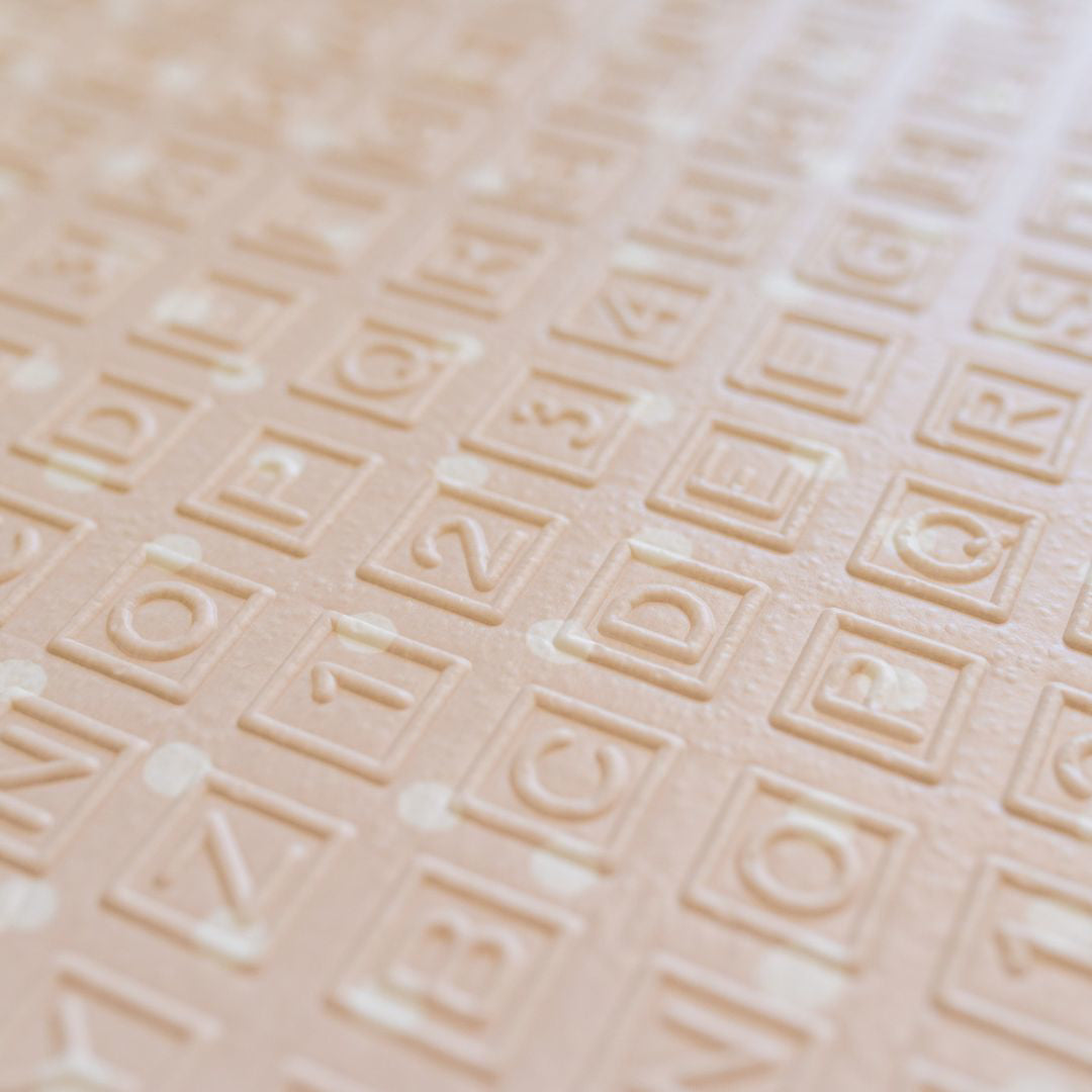 Evibell® Zložljiva igralna podloga 150x190 Dots/City Sand Evibell