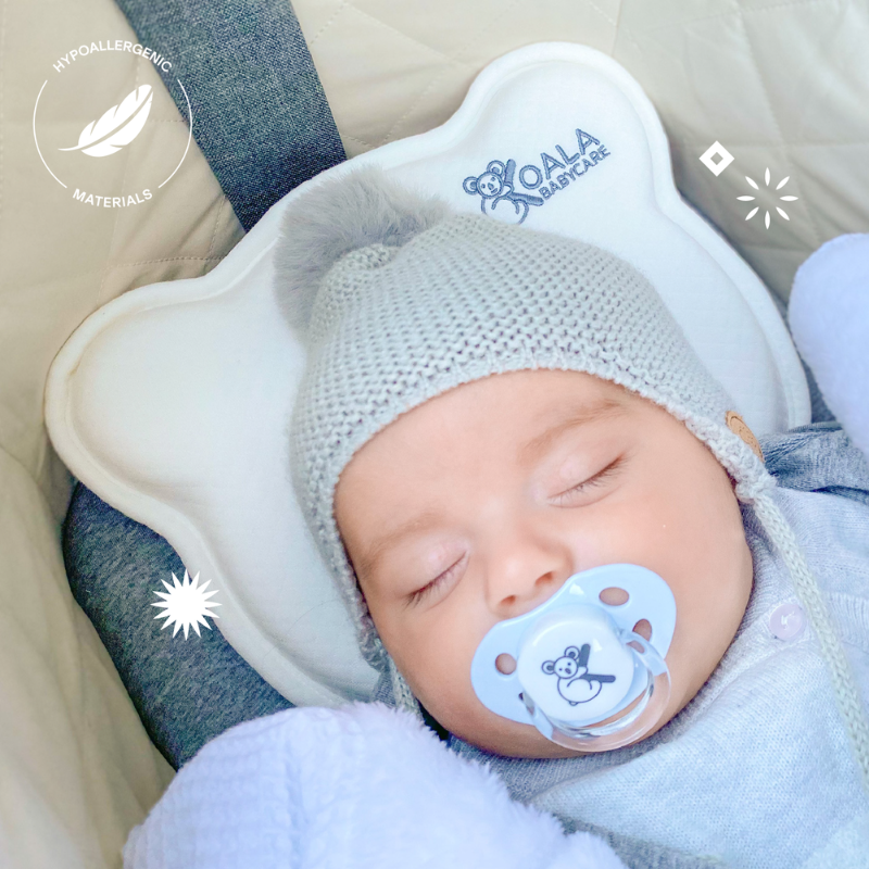 Koala Babycare® Pripomoček za preprečevanje zaležane glavice Perfect Head AIR Grey Koala Babycare