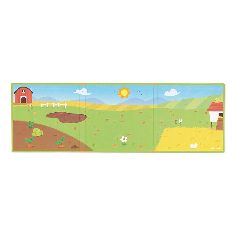 Janod® Magnetna knjiga The Farm Janod
