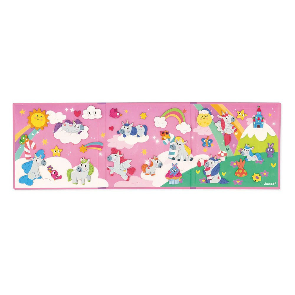 Janod® Magnetna knjiga Unicorns Janod