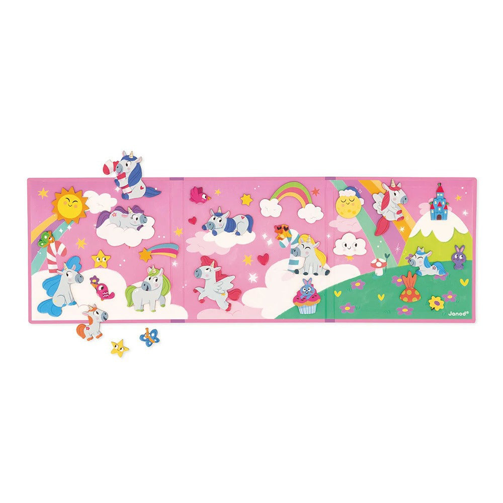 Janod® Magnetna knjiga Unicorns Janod