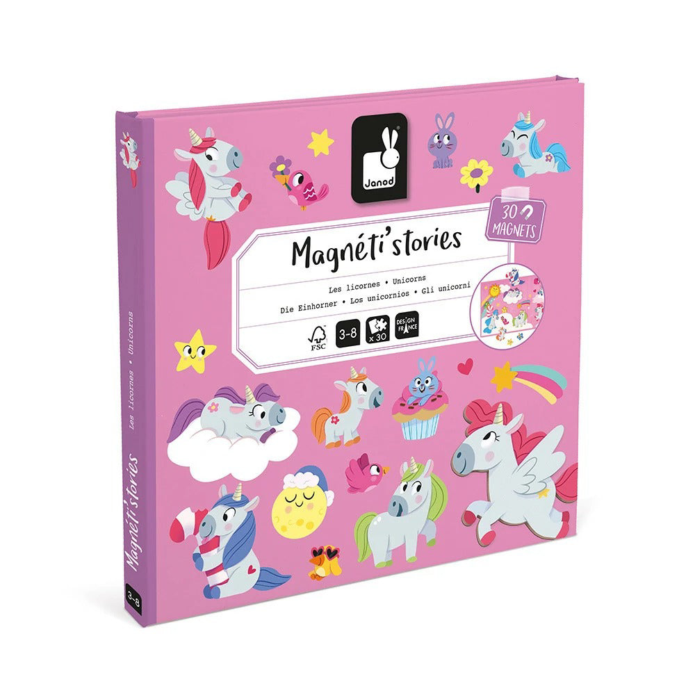 Janod® Magnetna knjiga Unicorns Janod