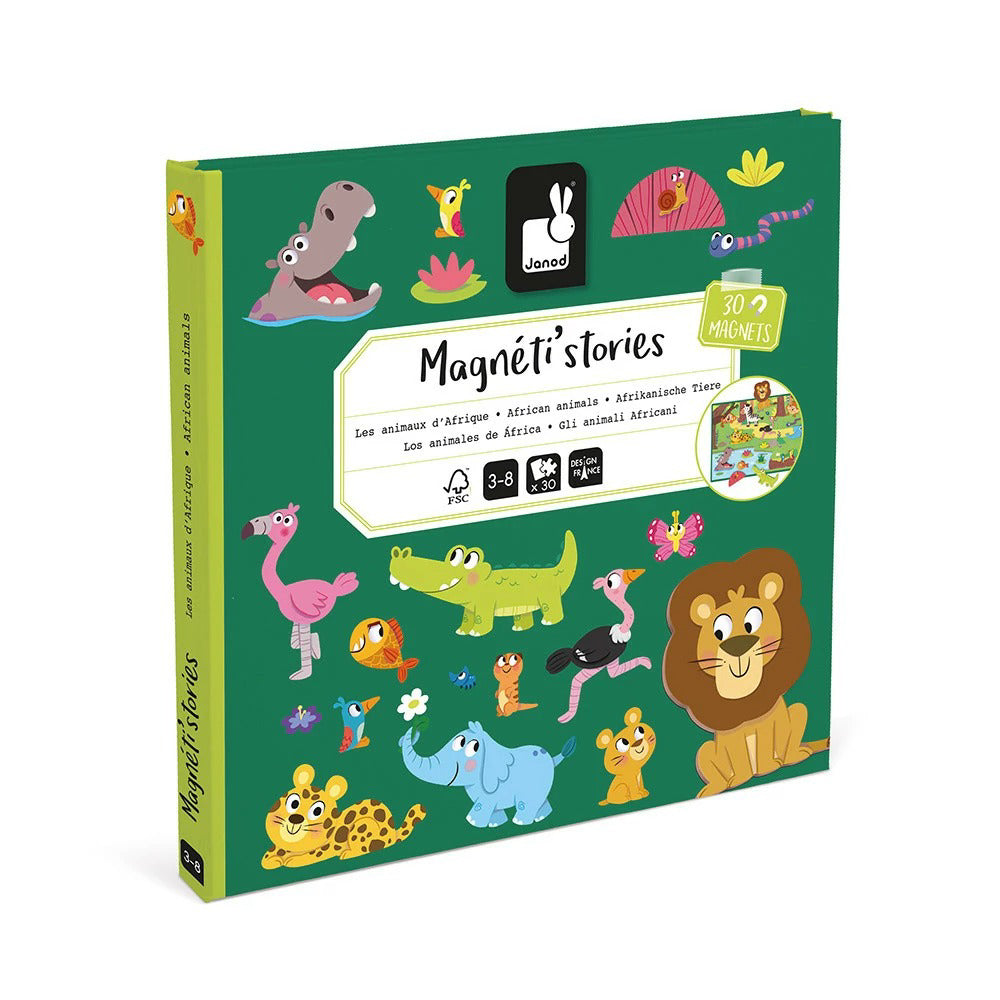 Janod® Magnetna knjiga African Animals Janod