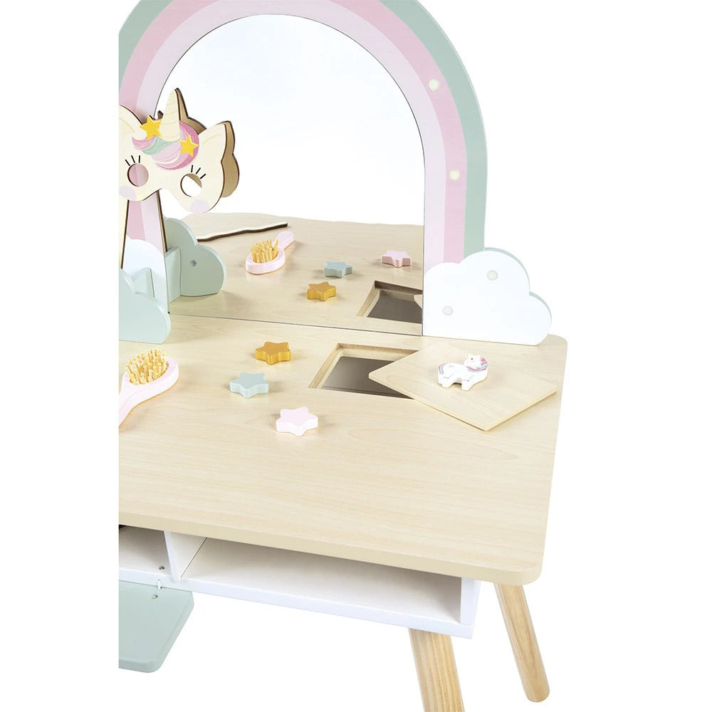 Janod® Lepotilna mizica Unicorn Janod