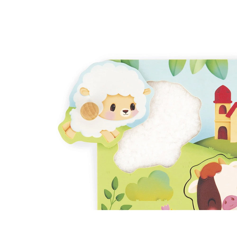Janod® Lesene puzzle Farm Janod
