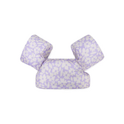 Swim Essentials® Otroški jopič z rokavčki Purple Flowers (2-6 L) Swim Essentials
