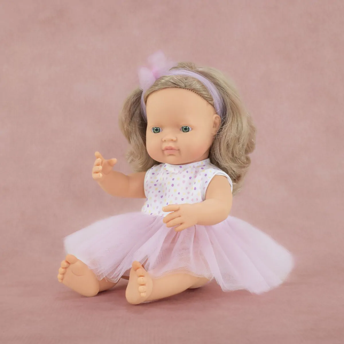 Miniland® Punčka Caucasian Girl 38cm My Friends & Me Miniland