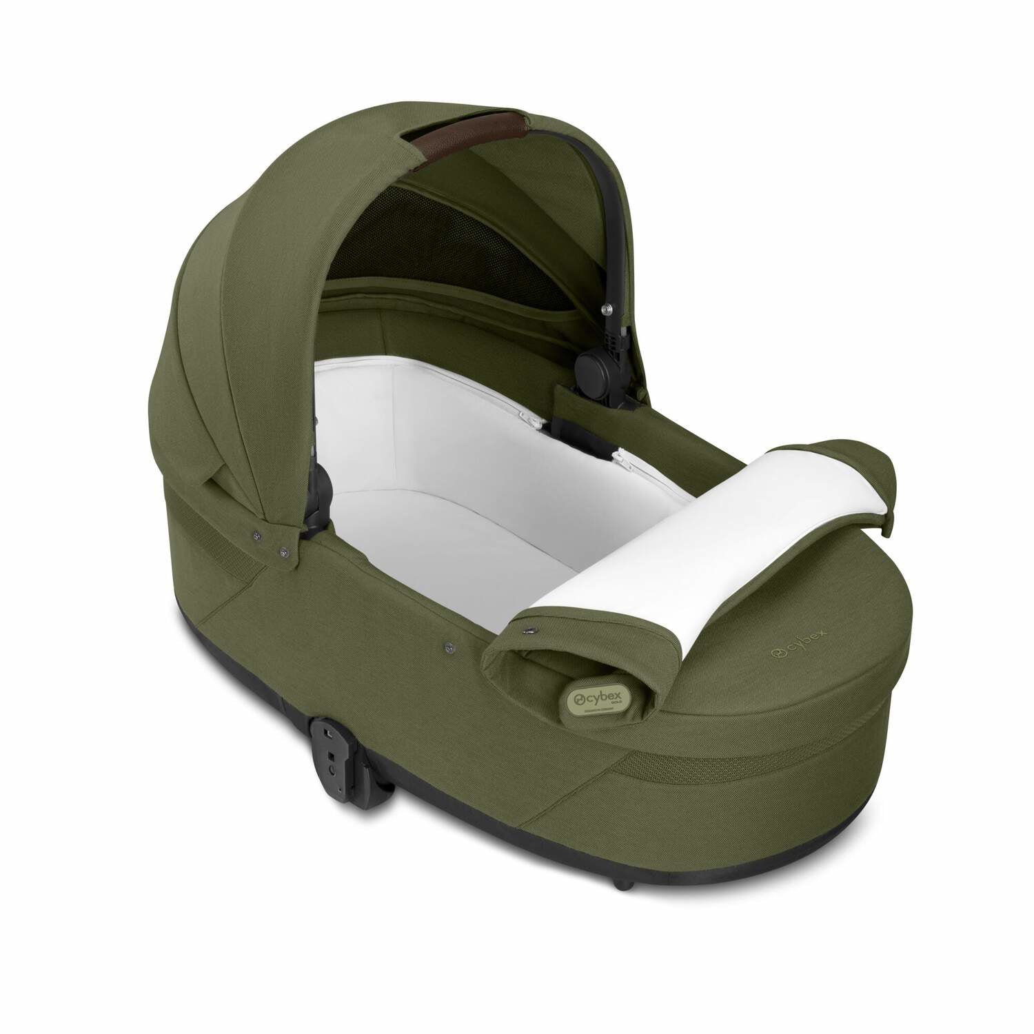 Cybex® Otroški voziček 3v1 Balios S Lux + Avtosedež Cloud G Moss Green (+ Rain cover) Cybex