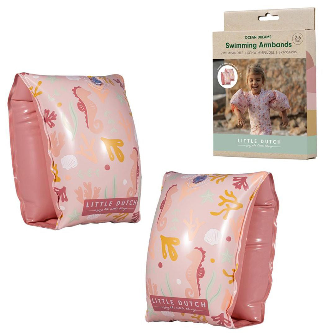 Little Dutch® Otroški plavalni rokavčki Ocean Dreams Pink Little Dutch