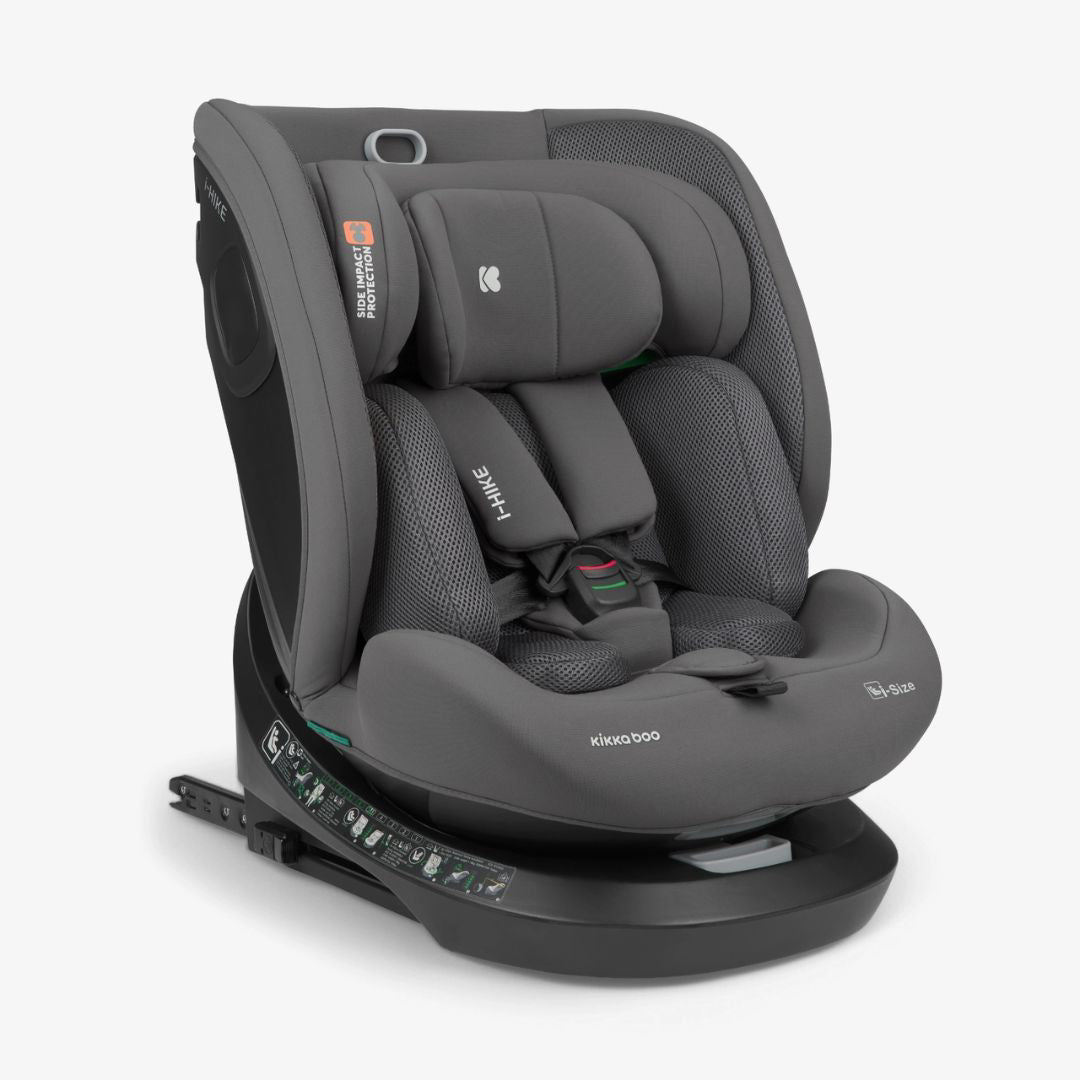 KikkaBoo® Otroški avtosedež 360° i-Hike i-SIZE (40-150 cm) Dark Grey 2025 KikkaBoo