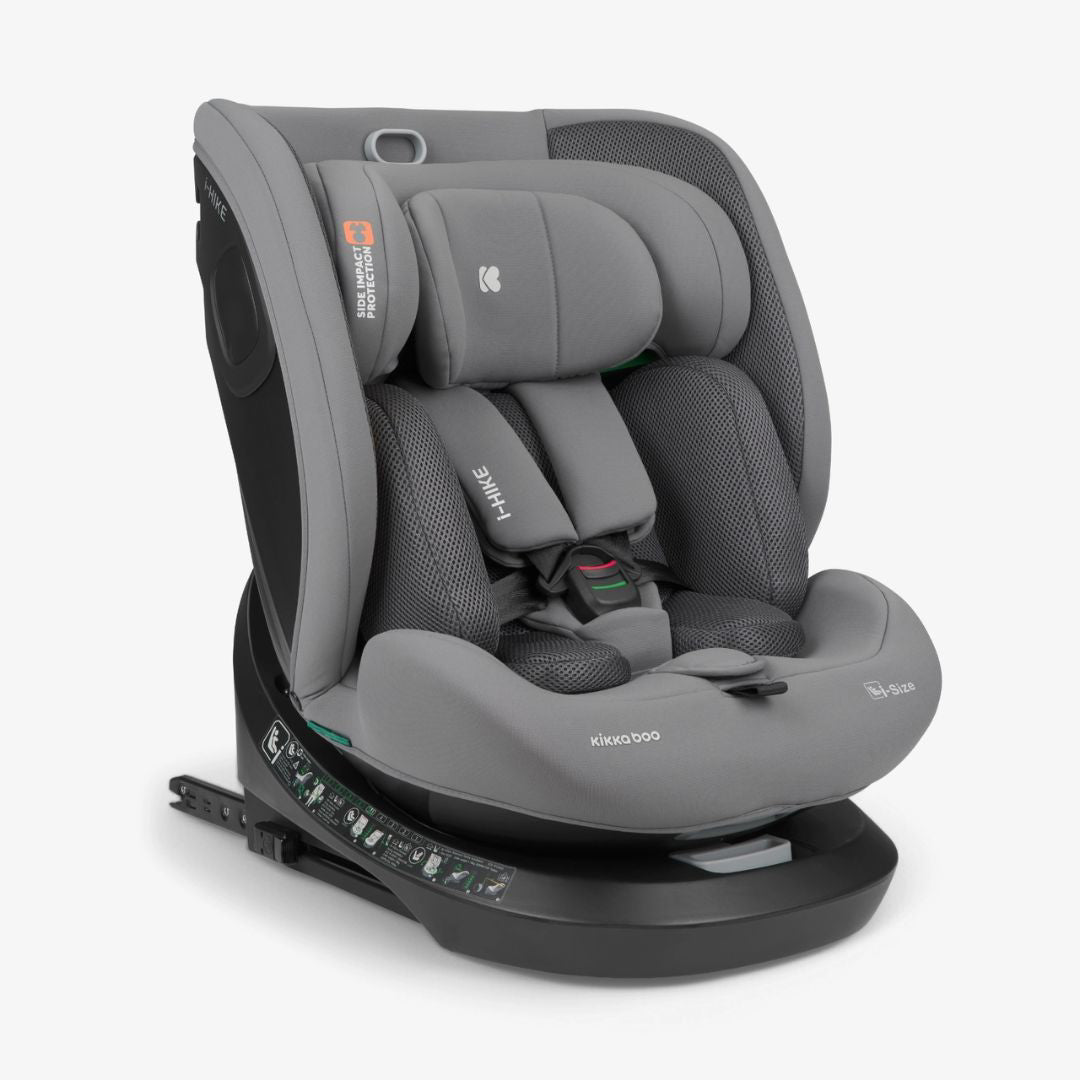 KikkaBoo® Otroški avtosedež 360° i-Hike i-SIZE (40-150 cm) Light Grey 2025 KikkaBoo