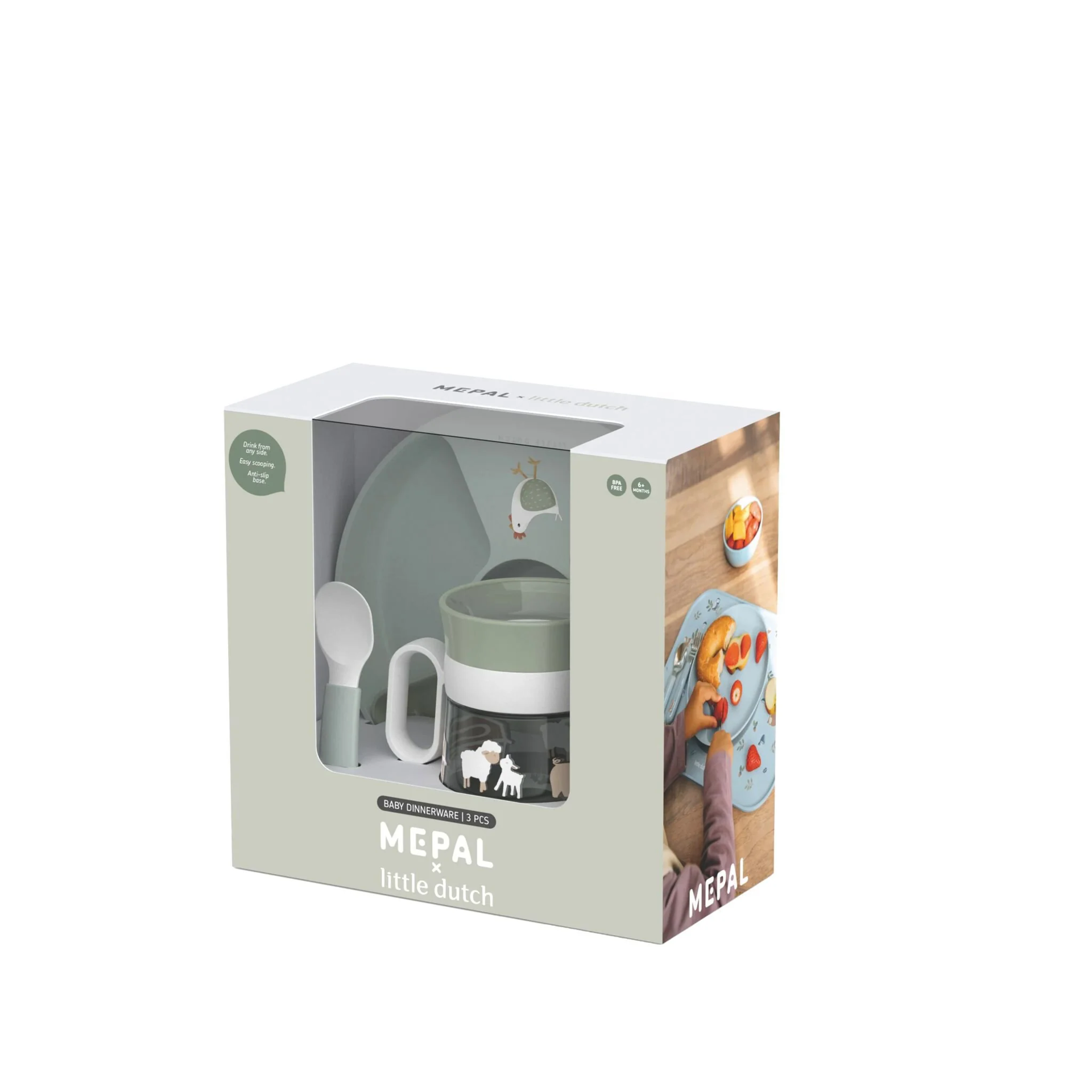 Little Dutch® Začetni 3-delni jedilni set Little Farm Little Dutch