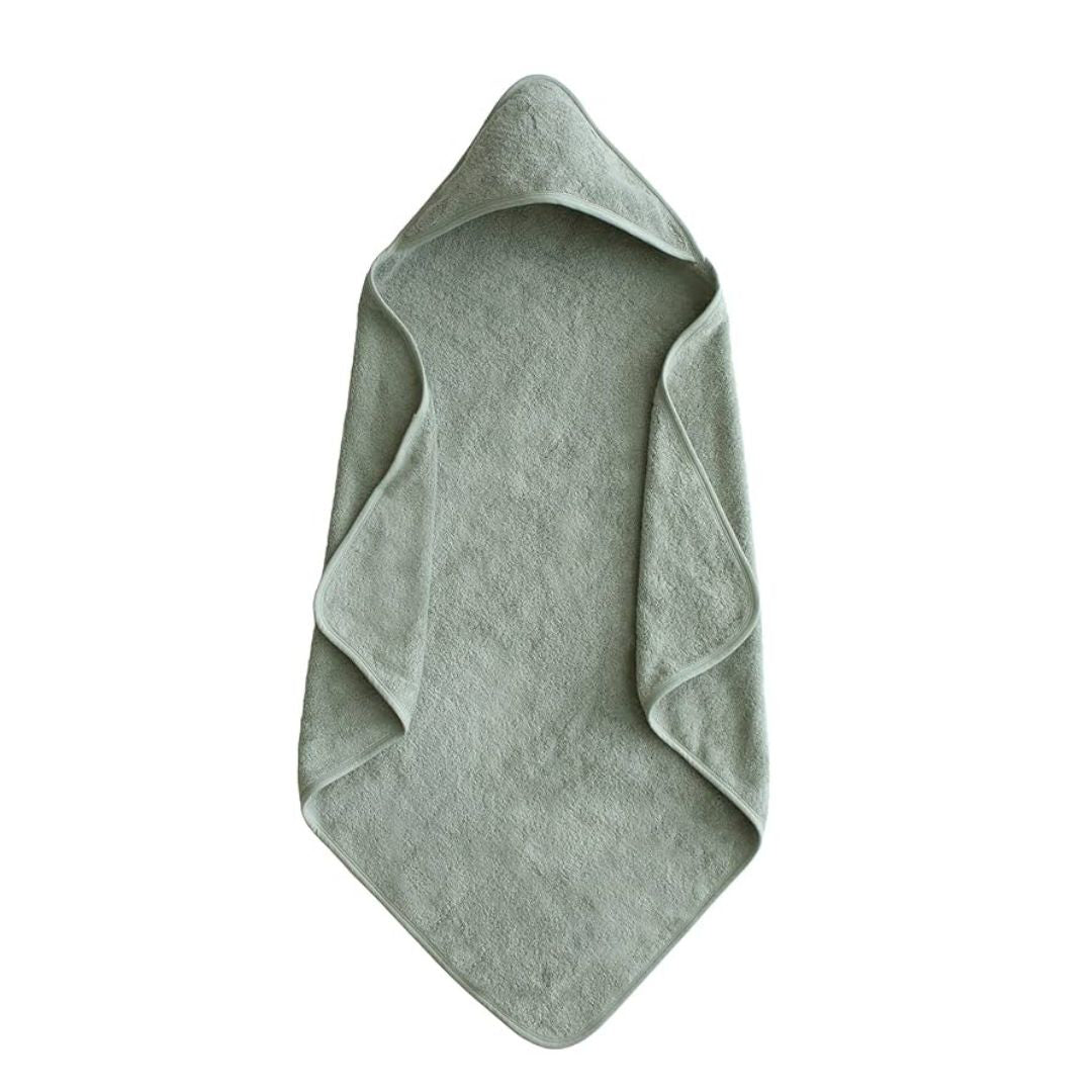 Mushie® Brisača s kapuco Moss Mushie