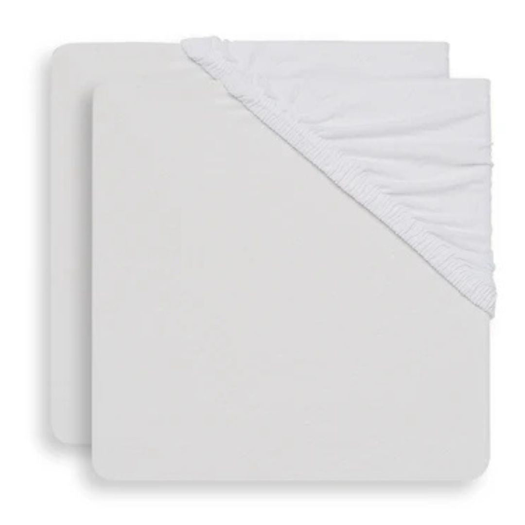 Jollein® Bombažna rjuha 2 kosa 40/50x80/90 White Jollein