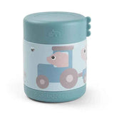 Done by Deer® Insulated food jar 300ml Tiny farm Blue
