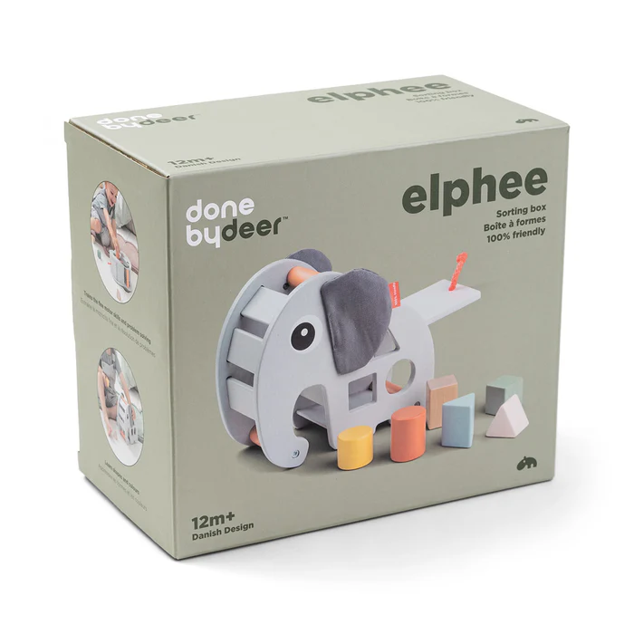 Done by Deer® Lesena vstavljanka Elphe Grey Done by Deer