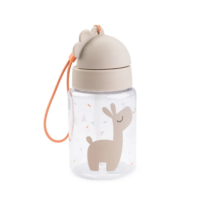 Done by Deer® Steklenička s slamico Celebration Sand 280 ml Done by Deer