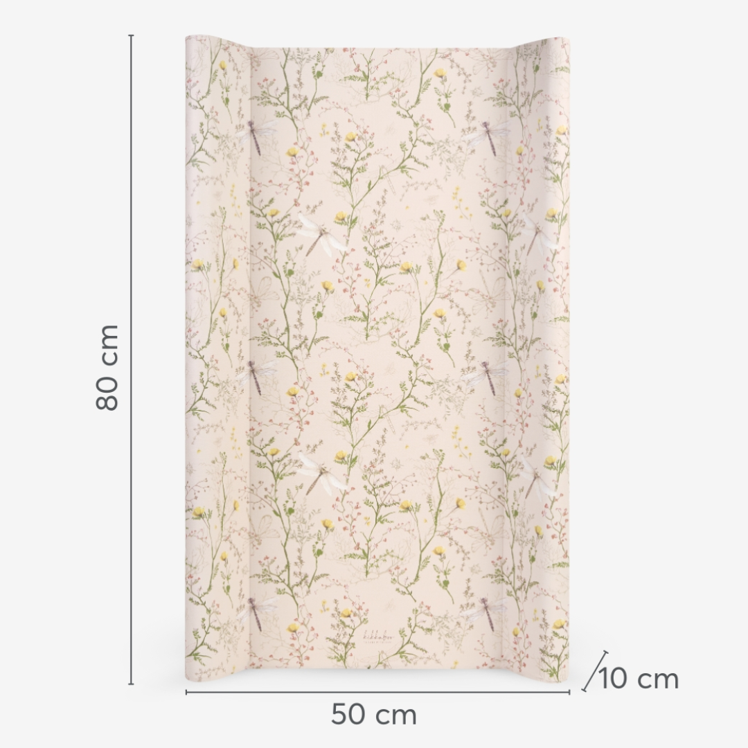 KikkaBoo® Previjalna podloga 80х50cm Secret Garden Beige KikkaBoo