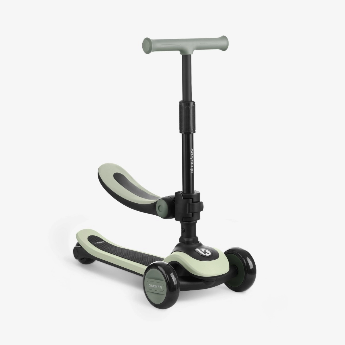 KikkaBoo® Otroški poganjalec/skiro 2v1 Treo Mint KikkaBoo