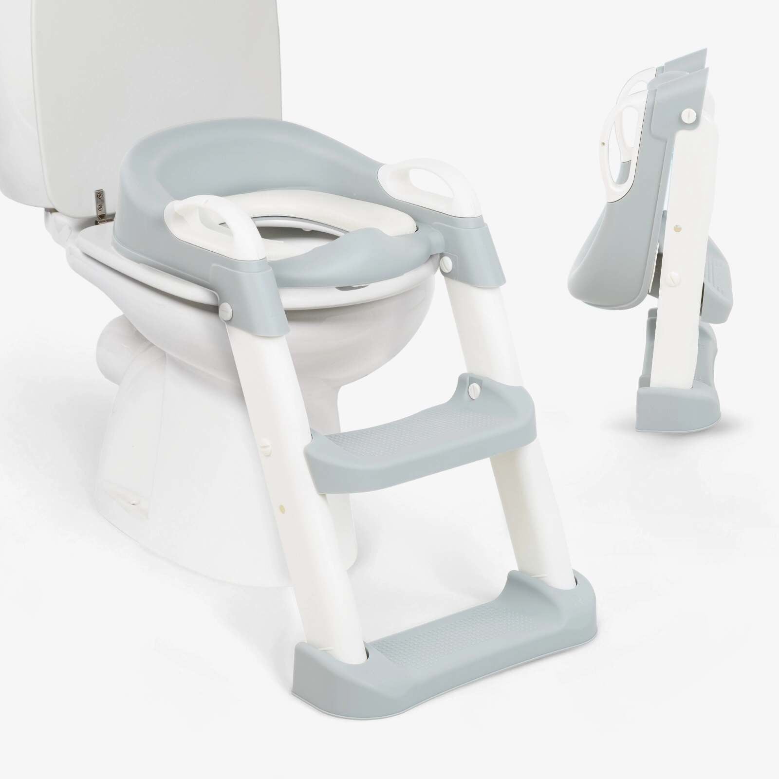 KikkaBoo® Nastavek za straniščno školjko s stopničko Lea Grey KikkaBoo