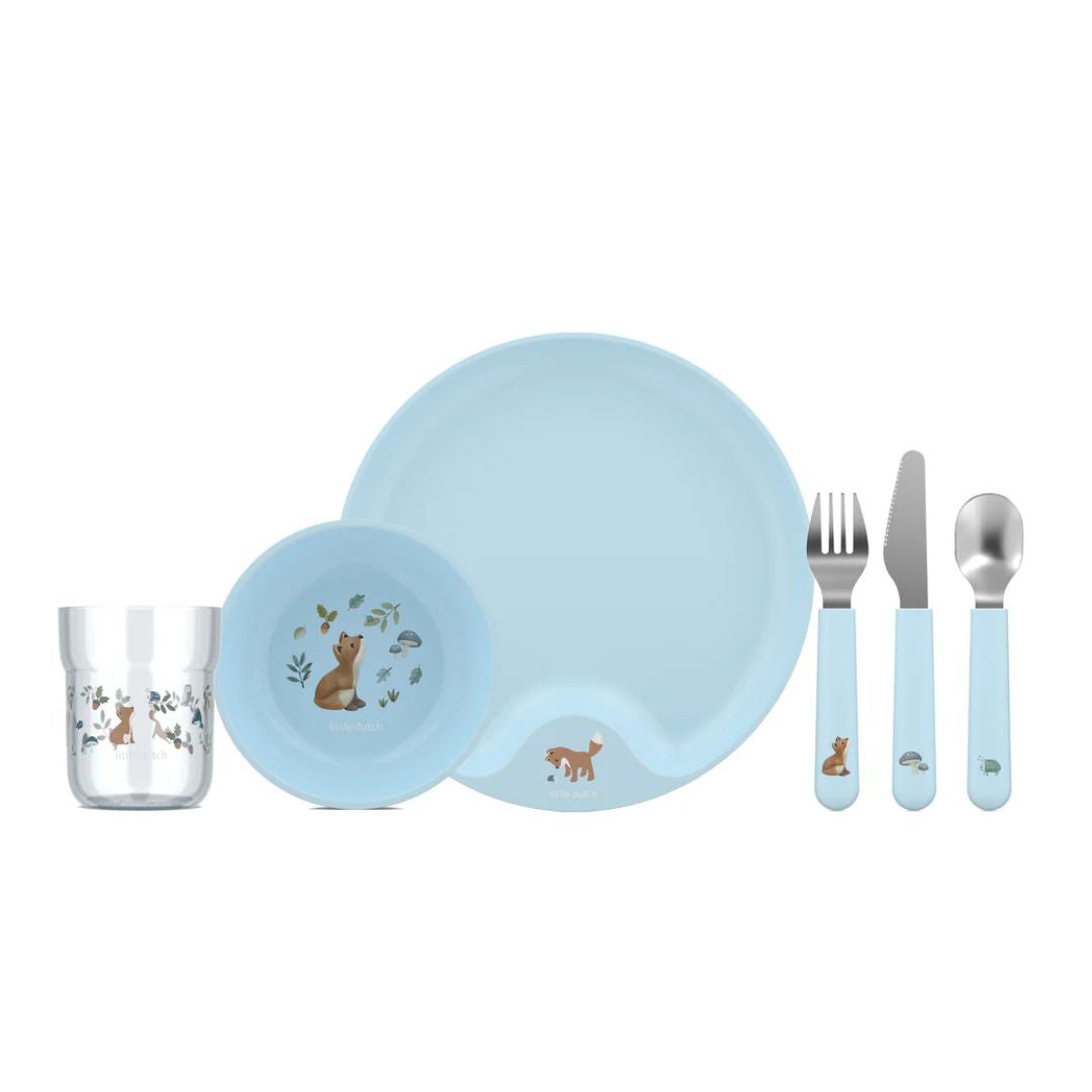 Little Dutch® 6-delni jedilni set Forest Friends Little Dutch