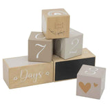 Label Label® Baby Milestone Age Blocks Nougat
