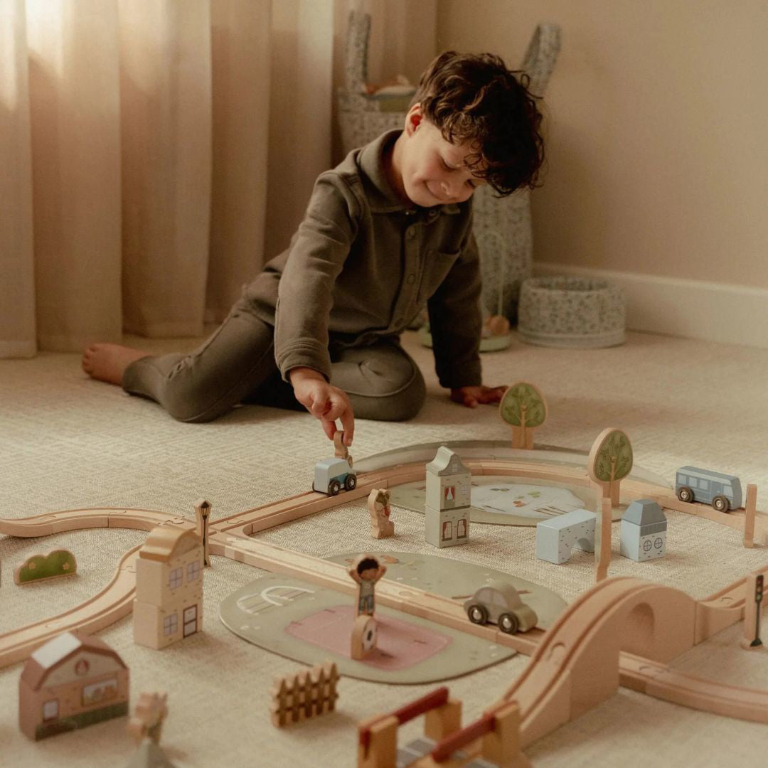 Little Dutch® Lesen železniški komplet XL Little Dutch