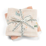 Done by Deer® Burp Cloth Set Celebration Powder 65x65