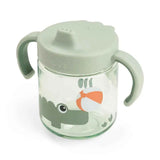 Done by Deer® Cup with lid and handles Playground Green