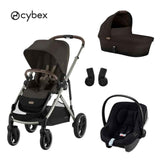 Cybex® Gazelle S 3-in-1 Stroller + Aton B2 i-Size Car Seat Chocolate Brown