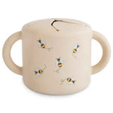 Mushie® Silikonová dózička na svačinku Bees