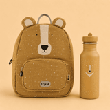 Trixie Baby® Backpack and bottle set 500ml Mr. Bear