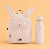 Trixie Baby® Backpack and bottle set 500ml Mrs. Rabbit