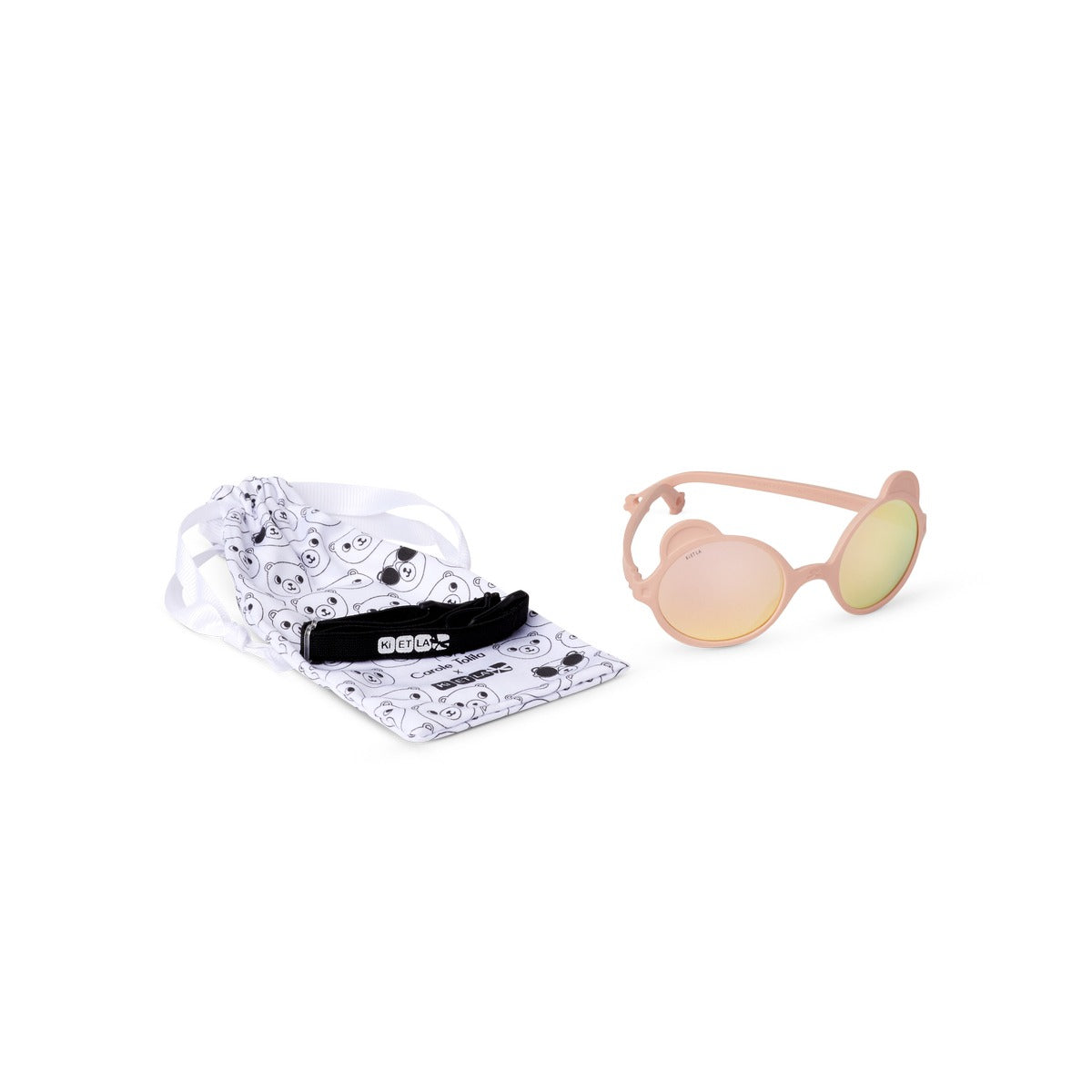 KiETLA® Otroška sončna očala OURSON Peach Pink Ki ET LA