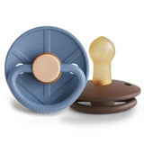 Frigg® Natural rubber Pacifier Little Viking Ocean View/Cocoa