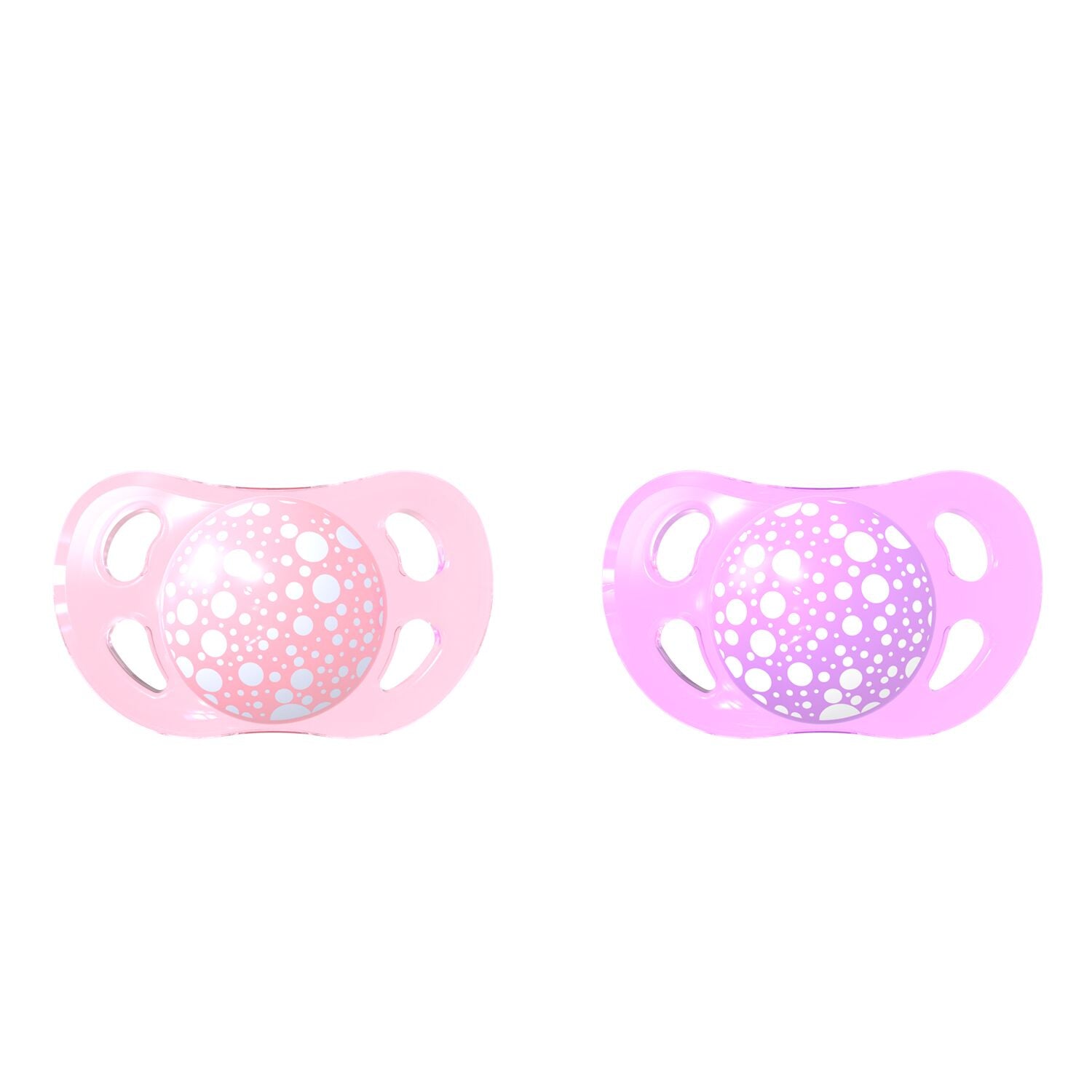 Twistshake® 2x Duda Pastel Pink&Purple (0+/6+) 0-6 M Twistshake
