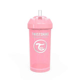 Twistshake® Hrneček se slámkou 360ml (6+m) Pastel Pink
