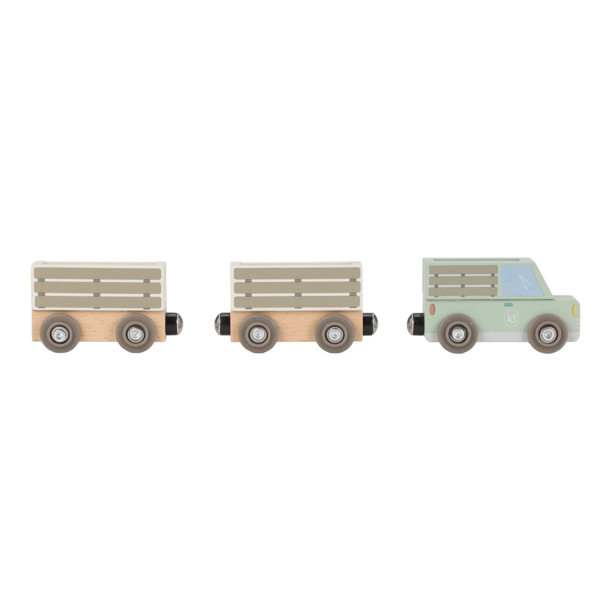 Little Dutch® Wooden Train Track Safari Friends – slika 7