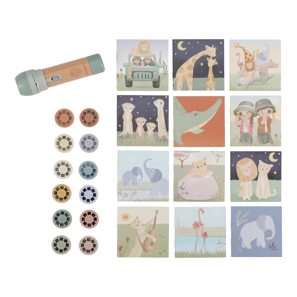 Little Dutch® Story Projector Safari Friends – slika 7