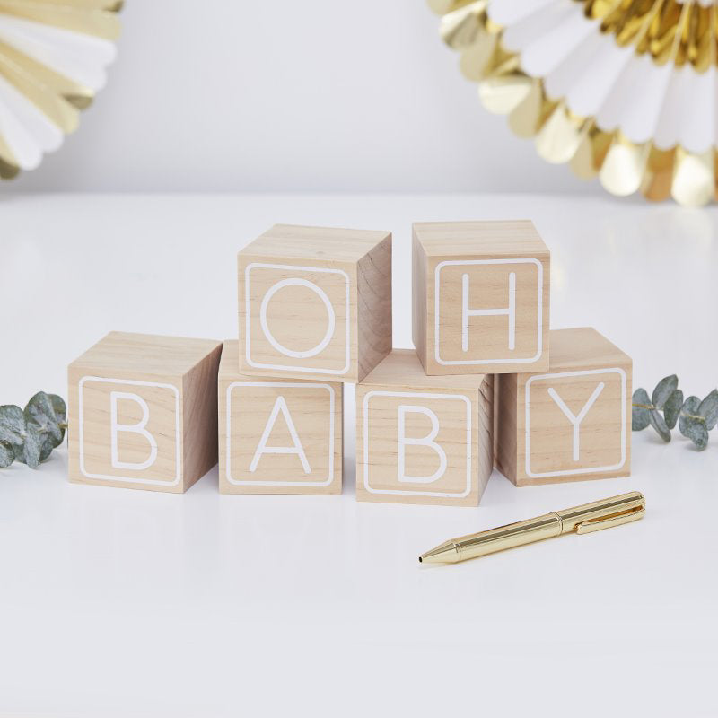 Ginger Ray® Lesene kocke Oh Baby! Ginger Ray