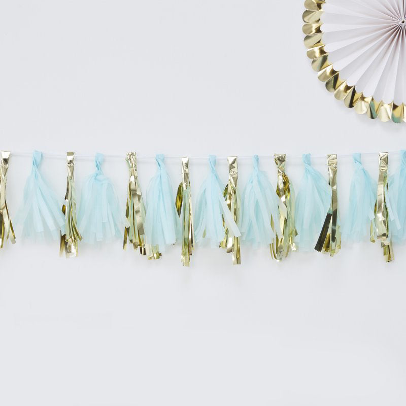 Ginger Ray® Pom Pom Gerlanda Blue Ginger Ray