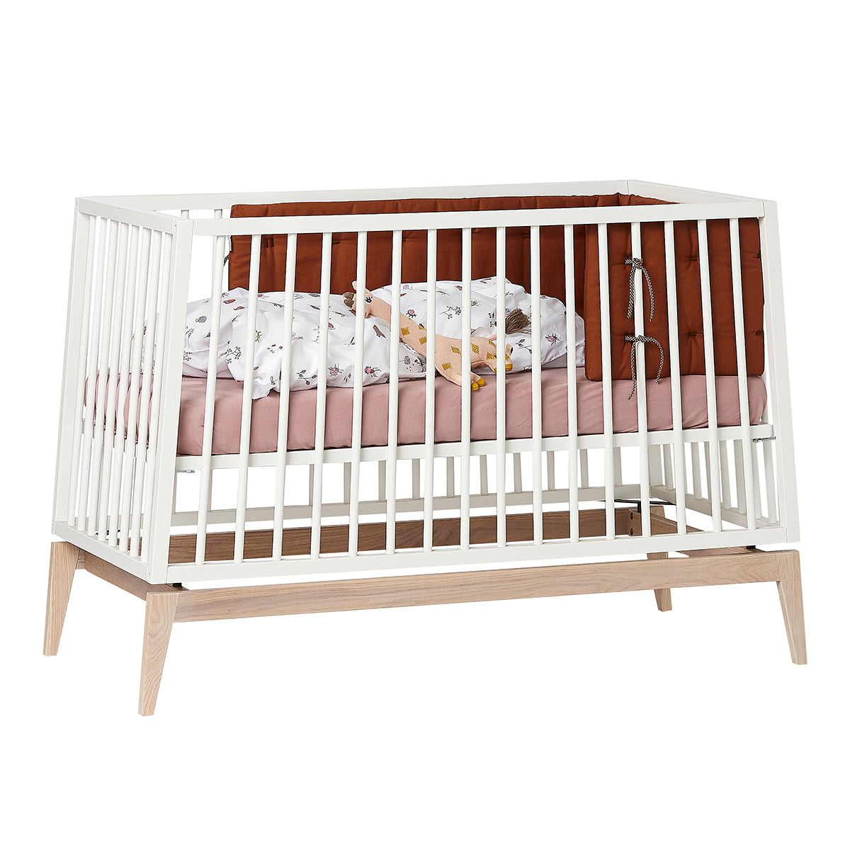 Leander® Otroška postelja Luna™ 120x60 cm White/Oak Leander