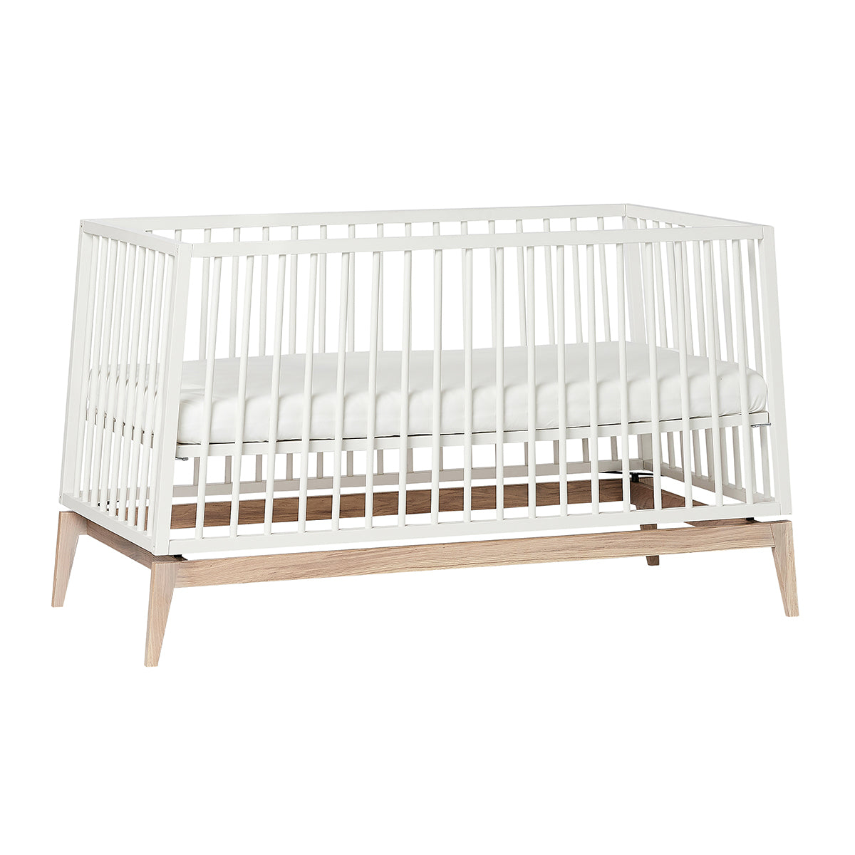 Leander® Otroška postelja Luna™ 140x70 cm White/Oak Leander