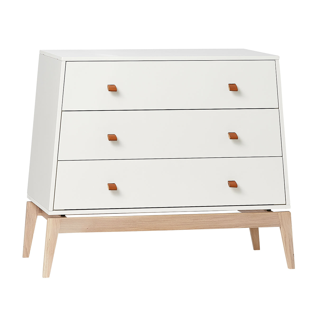 Leander® Predalnik Luna™ White/Oak Leander