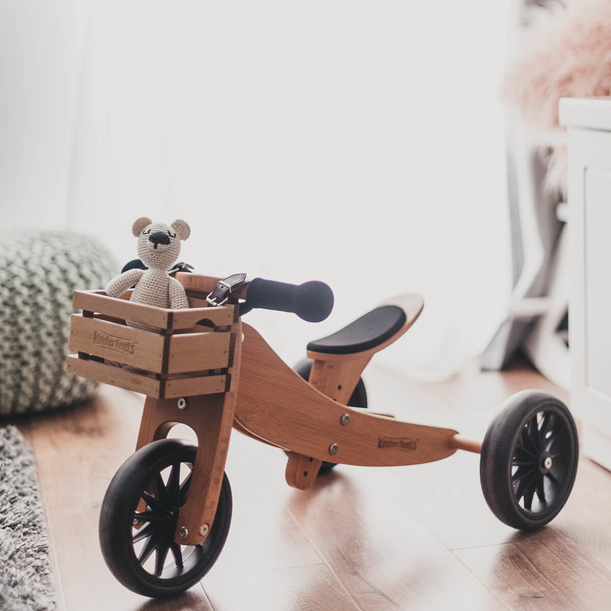 Kinderfeets® Lesen poganjalec Tiny Tot 2v1 Bamboo Kinderfeets