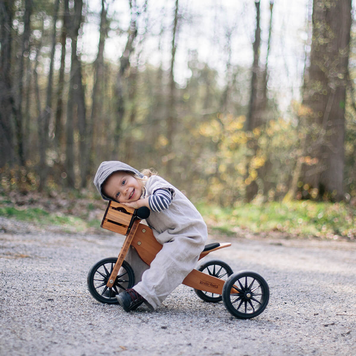 Kinderfeets® Lesen poganjalec Tiny Tot 2v1 Bamboo Kinderfeets