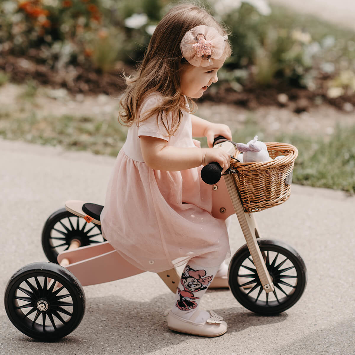 Kinderfeets® Lesen poganjalec Tiny Tot PLUS 2v1 Rose Kinderfeets