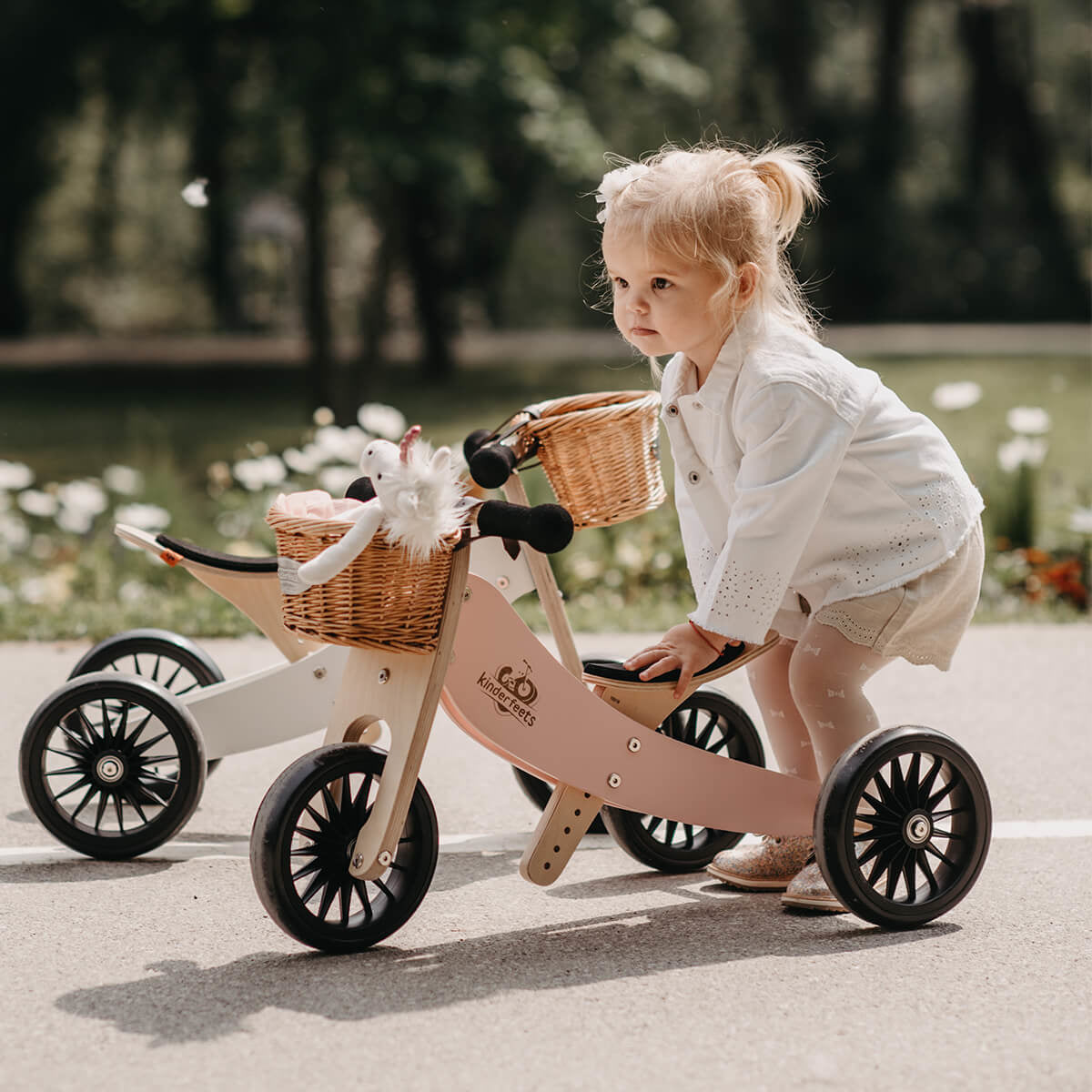 Kinderfeets® Lesen poganjalec Tiny Tot PLUS 2v1 Rose Kinderfeets
