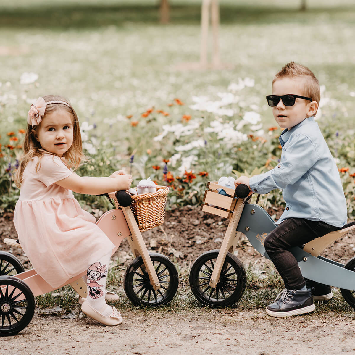 Kinderfeets® Lesen poganjalec Tiny Tot PLUS 2v1 Silver Sage Kinderfeets